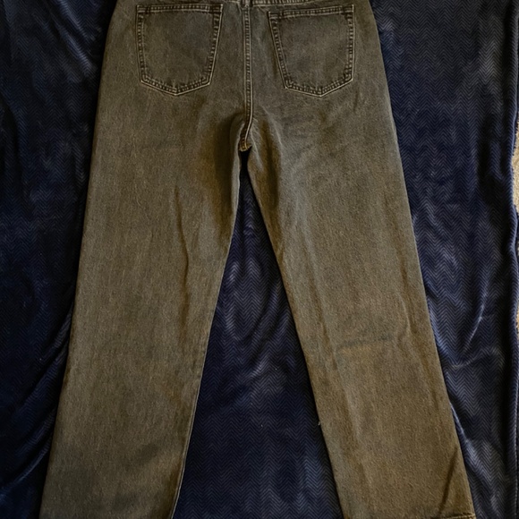 Abercrombie Black Wash Baggy Jeans - Picture 2 of 3